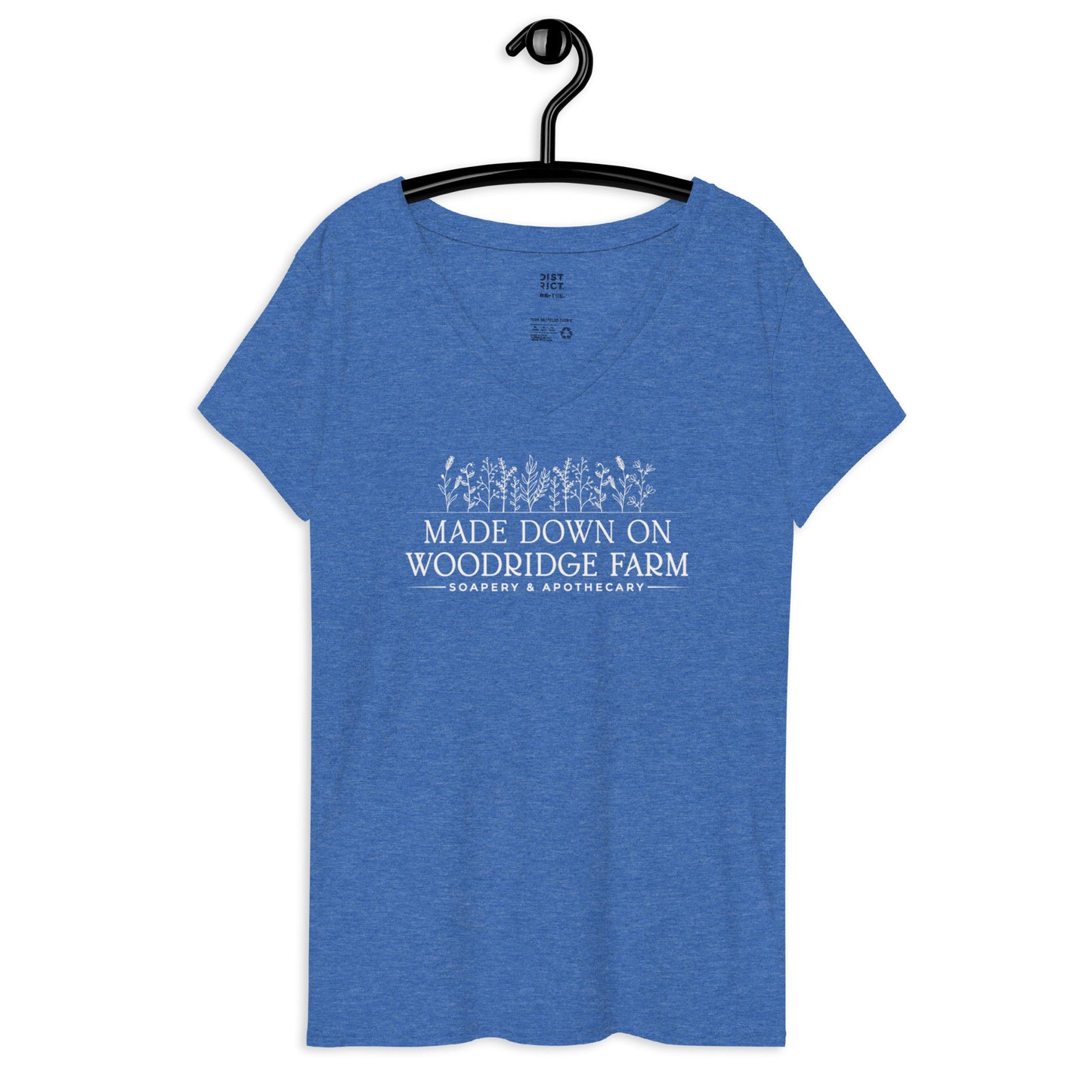 Women’s recycled v-neck t-shirt