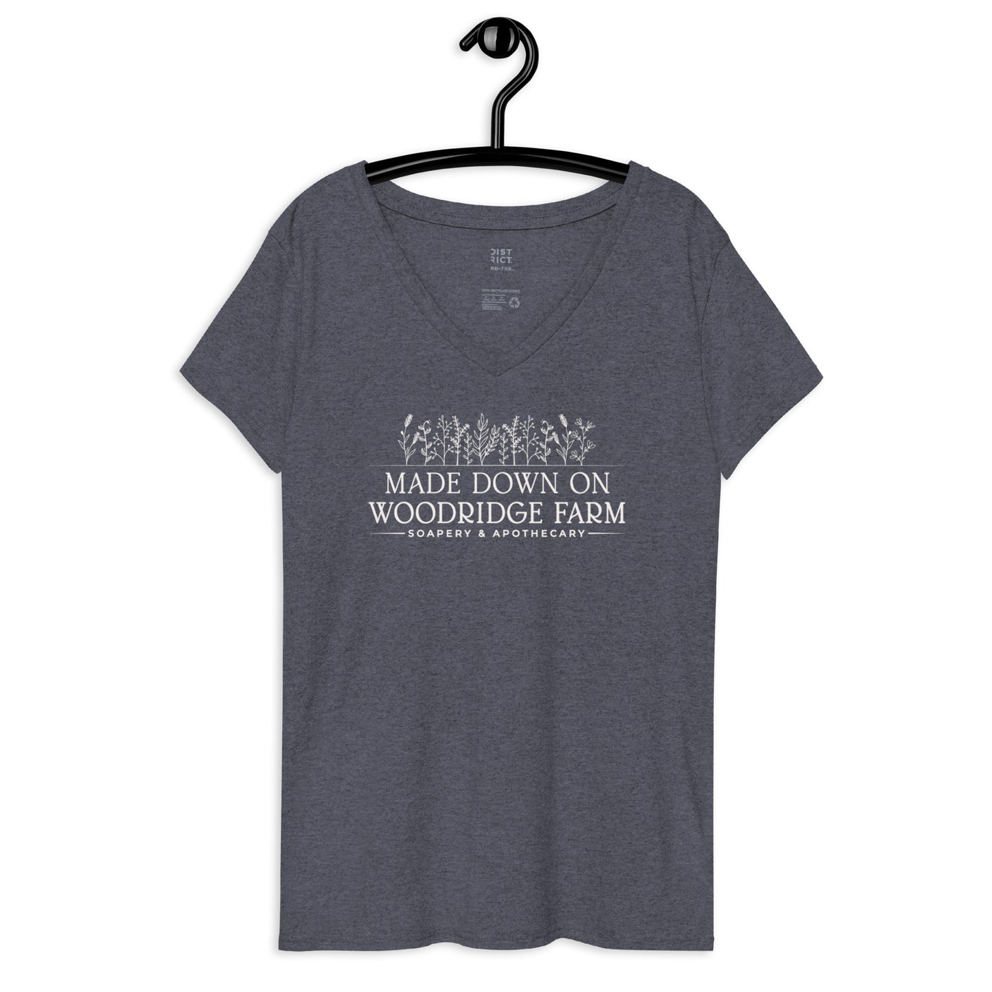 Women’s recycled v-neck t-shirt