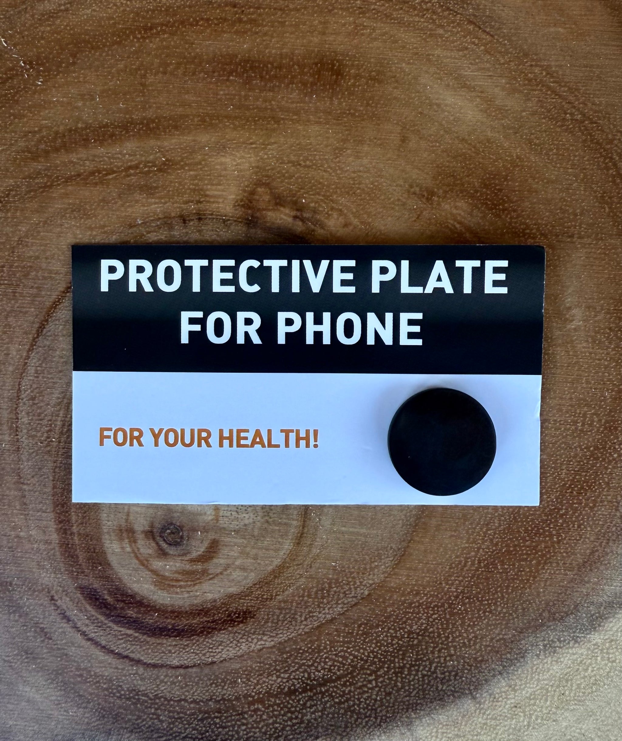 Shungite Circular Adhesive Plate