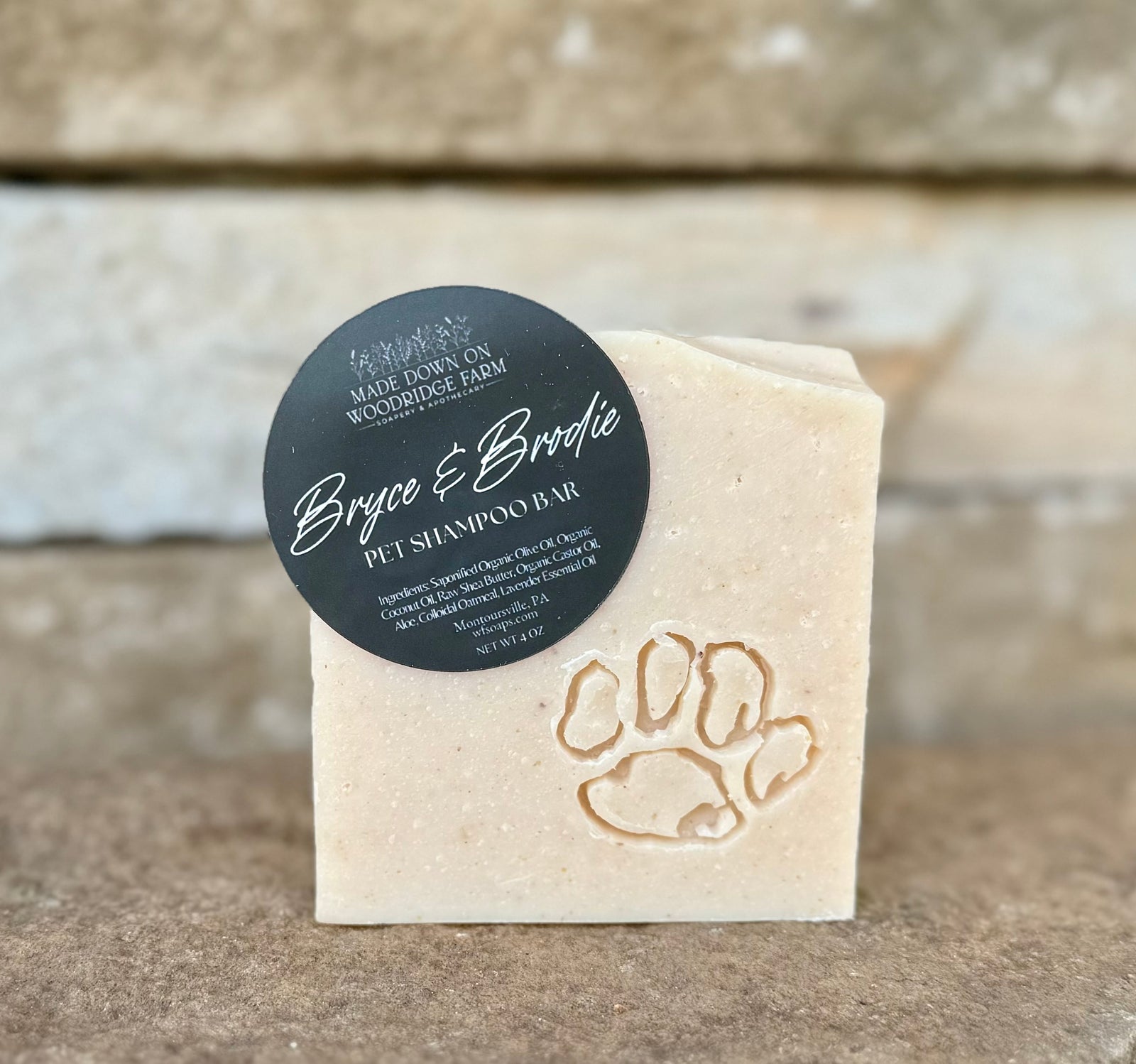 Bryce & Brodie Pet Shampoo Bar