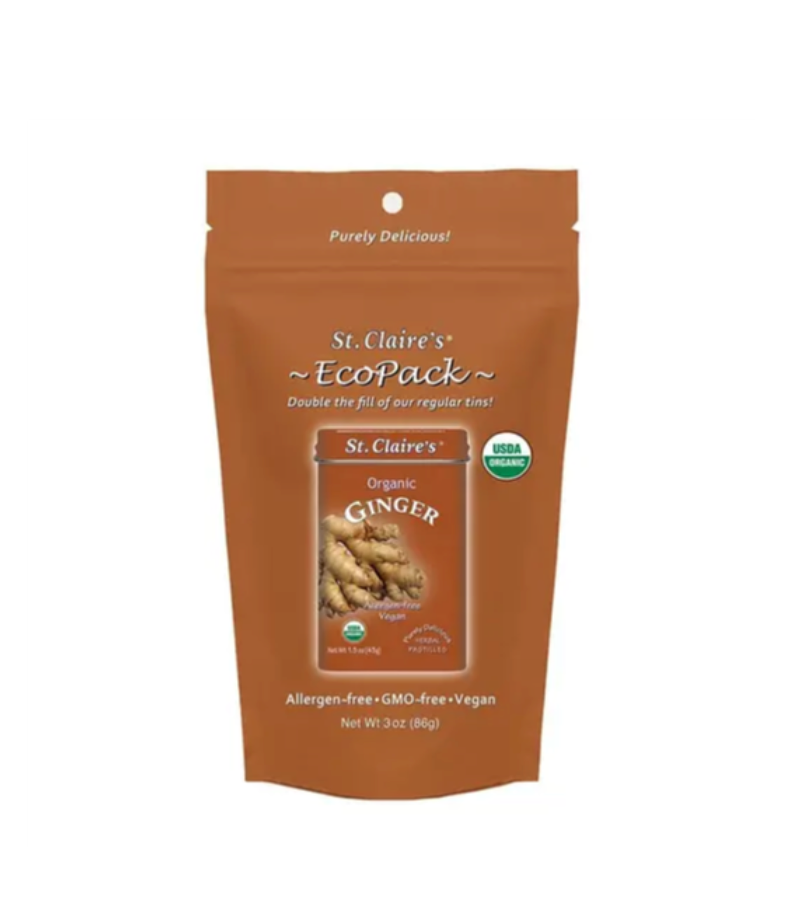 St. Claire's Organics Ginger Pastilles